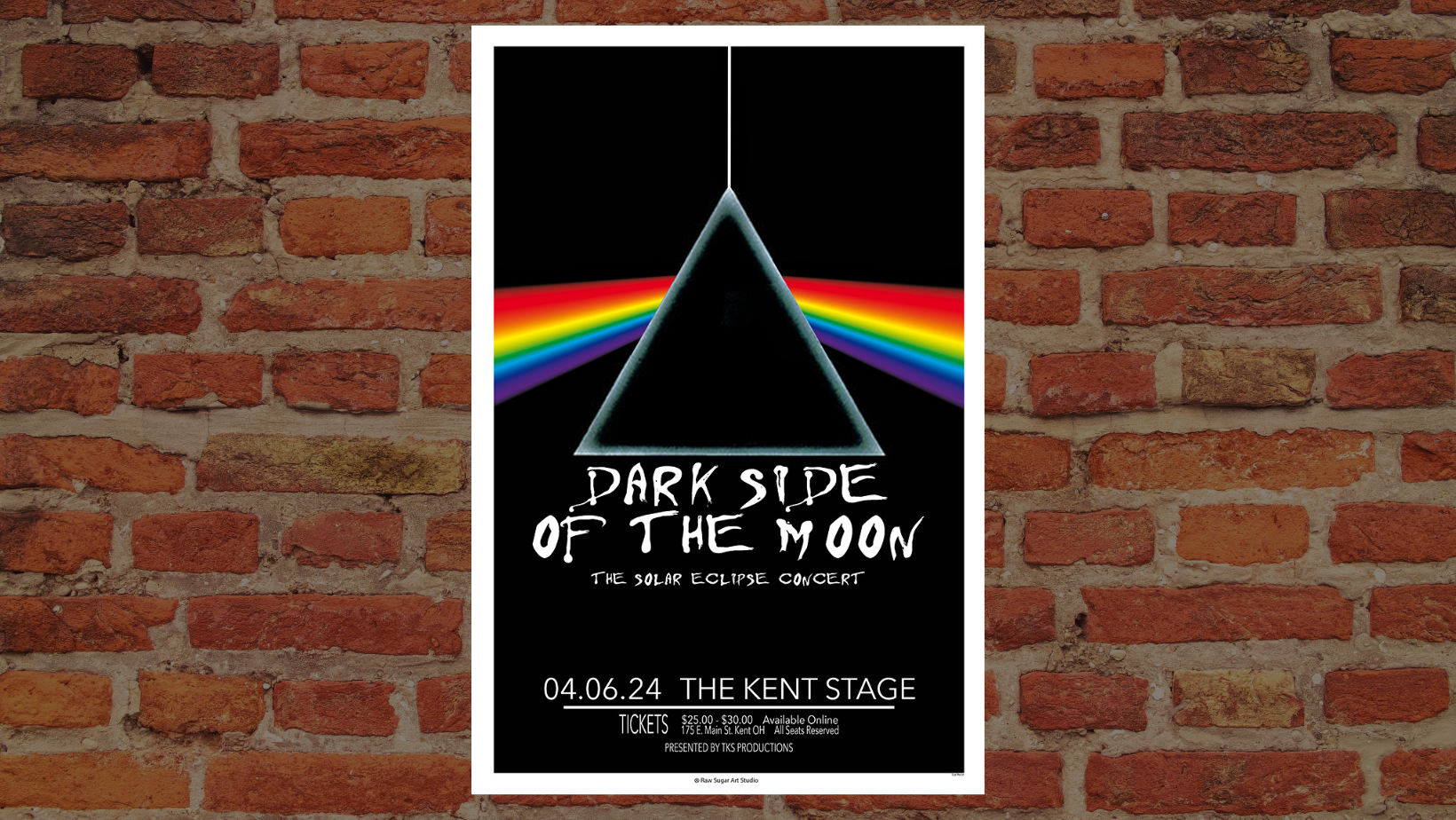 Dark Side of the Moon Eclipse Show Poster